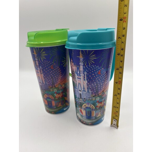 2024 Walt Disney World Resort 2 Cups Mugs Mickey & Friends Souvenir Memorabilia - Picture 6 of 7
